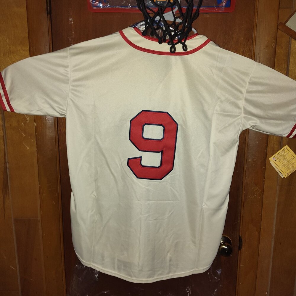 #9 TED Williams old classic jersey cream (xl) most have.new Never Use red sox - Picture 8 of 15